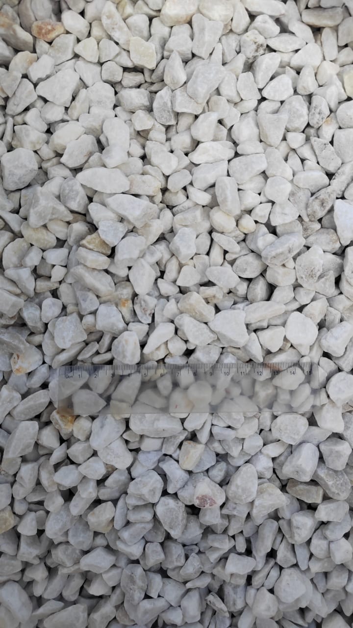  Мраморная крошка, щебень, цвет-белый, фр. 5-10 мм.  купить  в Липецке мрамор белый, айвори, молочный мраморная каменная крошка ландшафтная 9500 руб/т   фото 