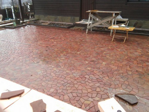  Песчаник брусчатка (Готика) art PSK-L-01  купить в Липецке    2600 руб/кв.м    фото 