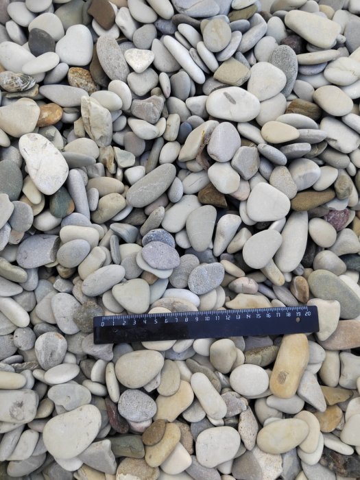 Галька черноморская фр. 20-40 мм.  купить с доставкой в Липецку фото 