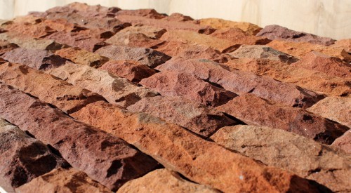  Песчаник (красный дракон) art PSK-5-03  купить в Липецке    3350 руб/кв.м   фото 