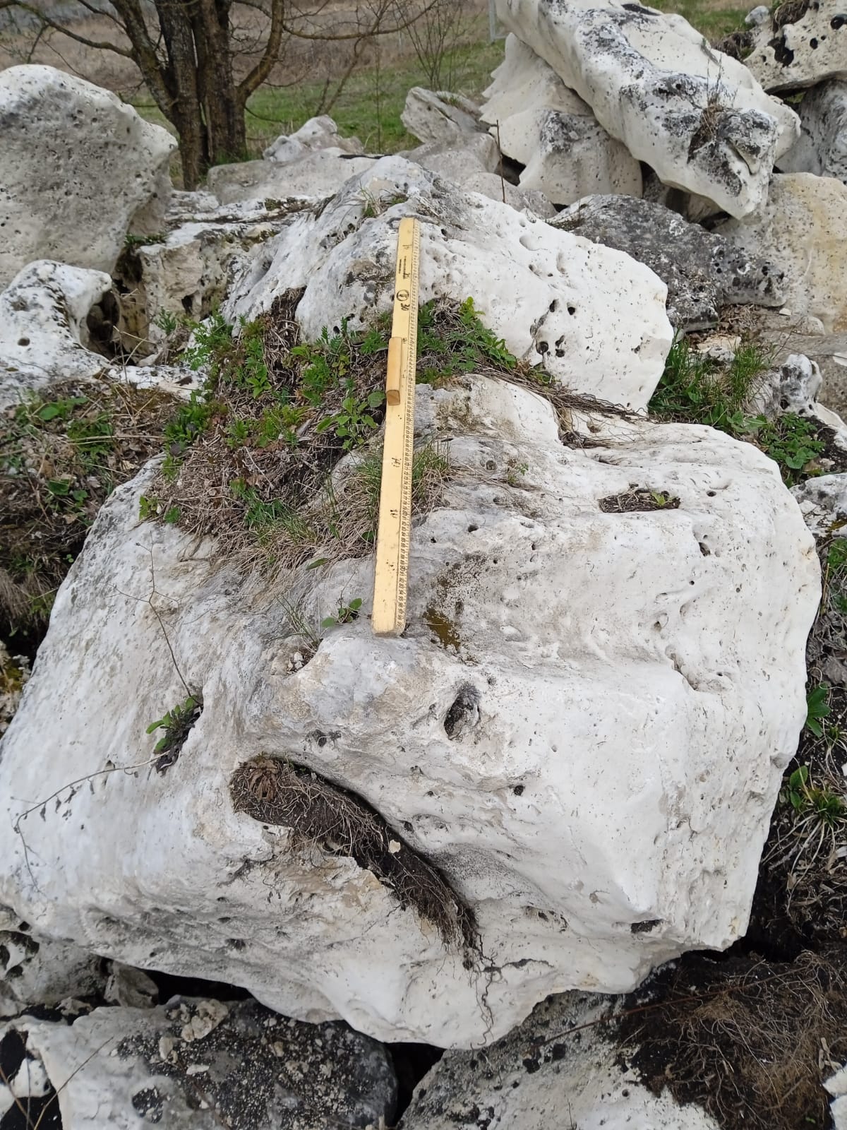  Выветренный известняк (степной) фр. 500-1500 мм.  купить в Липецке    8 500 руб/т   фото 