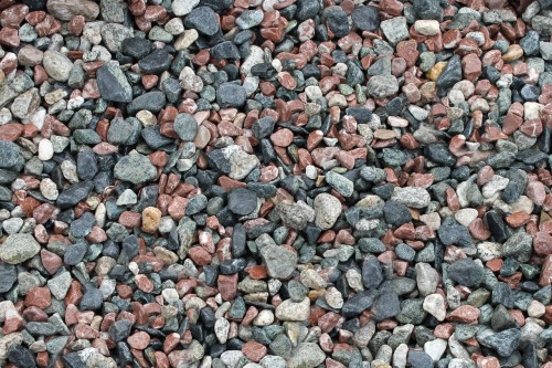 Микс разноцветной гальки  (щебень галтованный микс:: серый-зеленый-розовый) фр.10-20 мм.  купить  в Липецке мрамор серый, зеленый, розовый щебень окатанный округлый декоративный ландшафтный 14500 руб/т   фото 