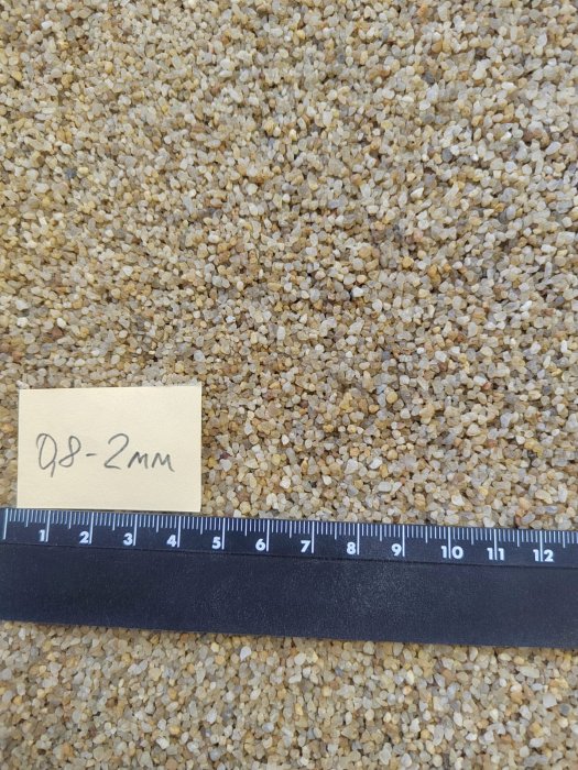 Кварцевый песок для площадок фр. 0,8 - 2 мм.  купить в Липецке фото 