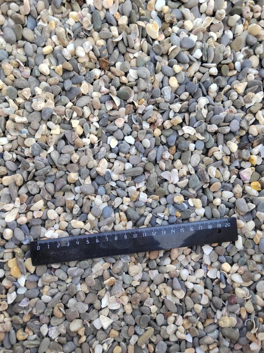 Галька крымская прибрежная фр. 5-10 мм.  купить с доставкой в Липецку фото 