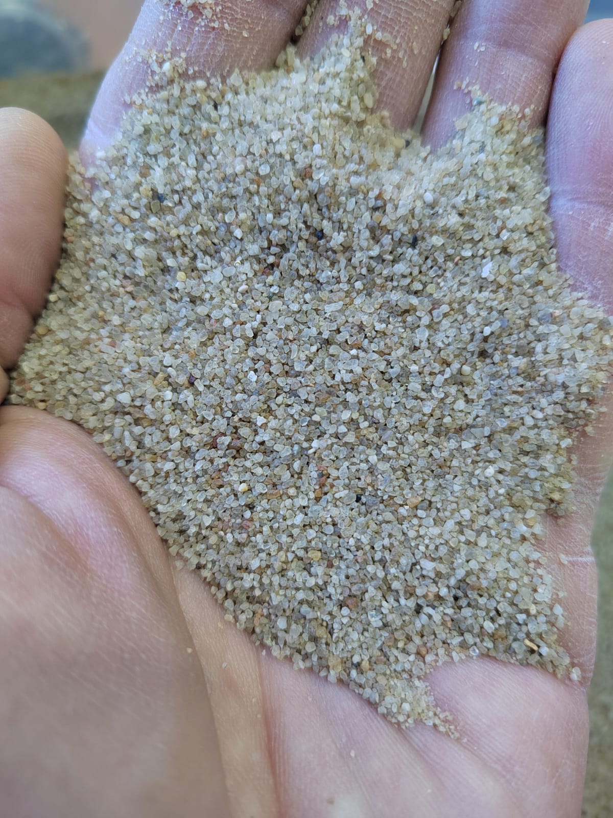 Кварцевый песок для площадок фр. 0,3 - 1 мм.  купить в Липецке фото 