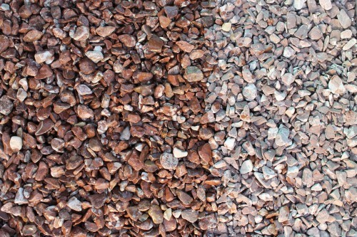  Розовая мраморная галька (щебень галтованный розовый) фр.10-20 мм.  купить  в Липецке мрамор розовый, красный ландшафтный декоративный окатанный округлый щебень 13500 руб/т   фото 